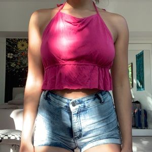 XS Urban Outfitters backless halter top